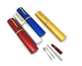 环保与品质兼具 不锈钢旅行餐具套装三件套——厂家直供，礼赠佳选